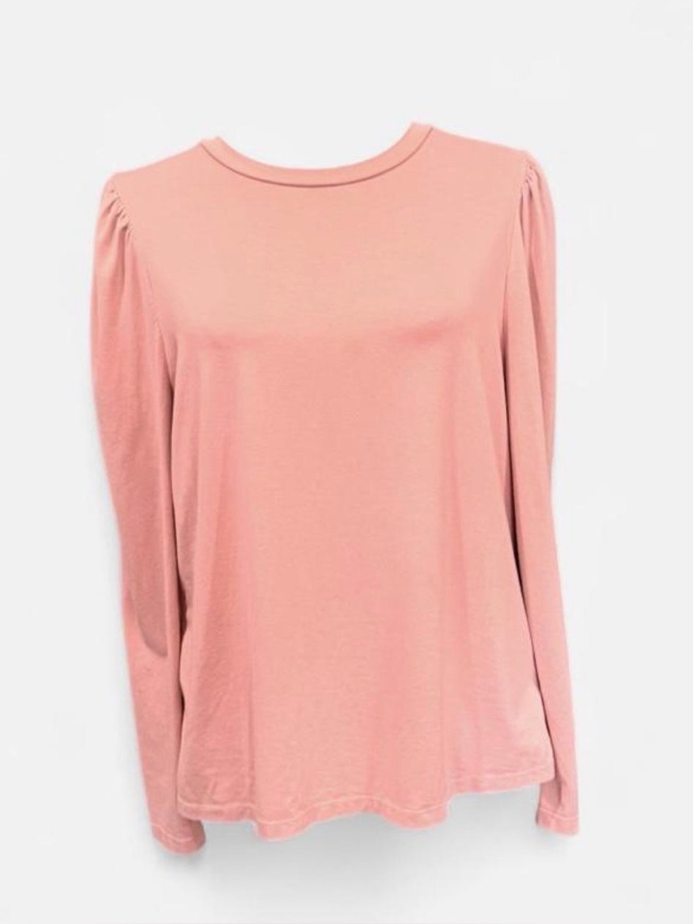 GAP Dusty Rose Long-Sleeve Crewneck Top